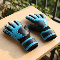 Goalkeeper Gloves with Finger Protection Padded Goalkeeper Gloves Wear-Resistant for Junior Athletes, Beginners, Match Play
