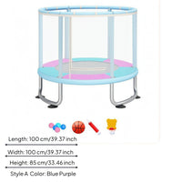 Stability Pads Children's Indoor Trampoline Easy Assembly Kids Trampoline Astm Certified