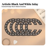 5 Pieces Classical Guitar Soundhole Decal Long-Lasting Self Rosette