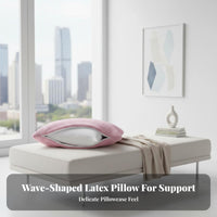 Breathable Wave Shaped Pillow Ergonomic Design Beauty Salon Pillow for Estheticians, Massage Clients, Spa, Bedroom