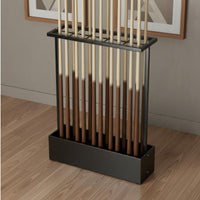 Freestanding Floor Standing Pool Cue Rack High Capacity Floor Cue Rack Stable Structure Pool Stick Holder Sturdy Construction for Club