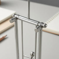 Jiggle Activated Swinging Balance Figure Aluminum Base Manual Balancing Decoration Silver Shiny Finish Balance Figure Electroplated Iron