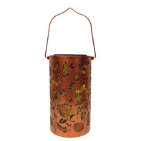 Floral Cutout Lantern Outdoor Floral Lantern Hollow for Patio