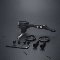 Bike Computer Extension Mount Lightweight Front-Facing Mount with Adapters Compatible Computer Holder with Adapter for Gravel Riding
