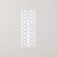 Nail Decals for French Manicure with Self Backing Moon Strips, Hollow for Technicians Decoration