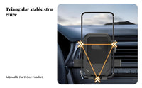 Automatic Clamping Weight-Activated Car Ph Single Mount 360° Rotation Air Vent Ph Single Holder Single-Handed Operation for Drivers