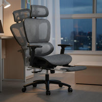 S-Shaped Backrest Ergonomic Office Chair High Back Mesh Chair for Students, Gamers, Study Room
