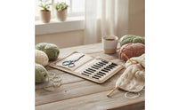 Aluminum Interchangeable Circular Knitting Needle Set Zippered Knitting with Cables Compact Flexible for Travel