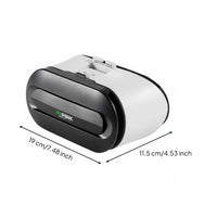 Immersive Experience Head Mounted VR Headset Wide Compatibility 3D VR Headset Comfortable Wear Mobile Device Add-on for Gamers, Gaming, Movie Watching