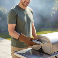 Grill Handle Replacement BBQ Spring Handle Wide Compatibility Spring Grip