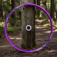 Threaded Mountain Bike Rear Wheel Double Wall Single Speed Rear Wheel Smooth Lightweight for Custom Conversions