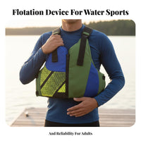 Grown-up Flotation Vest Comfortable Fit Flotation Vest Individual Flotation Device Adjustable Straps Grown-up Safety Vest Light