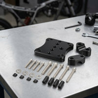Handlebar Clamp Mount 12mm Motorcycle Mount Metal for Handlebars