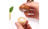 Wooden Cutting Fruit Culinary Play Pieces Set Realistic Wooden Cutting Produce Culinary Play Pieces Set Educational Kitchen Accessories for Preschool
