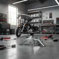 2 Pieces Exhaust Heat Guard Easy to Install Side Fairing Cover for Touring