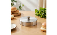 Stainless Steel Patty Mold with Press Manual Burger Patty Maker Heavy-Duty Burger Mold Mold Dishwasher Safe for Home Cooks