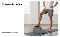 Exercise Ramp Block Portable Exercise Ramp Pilates Foam Block Easy to Clean Incline Board Ergonomic Design for Athletes