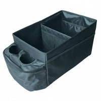 Heavy Duty Car Trunk Organizer Large Capacity Foldable Trunk Organizer Portable Foldable Car Storage Bin Reinforced Handles for Families, Road Trips, Grocery Shopping