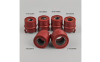 9 Pieces Wheel Hub Rust Removal Brush Replaceable Wheel Hub Cleaning Tool Drill Wire Brush Kit Rotary for Mechanics