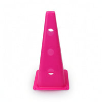 Plastic Training Cone 30 Cm Cone with Side Openings Sports Cones Multipurpose Practice Cones Tapered for Coaches