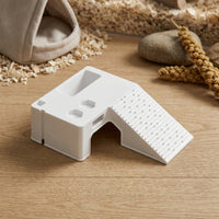 Turtle Basking Platform with Ramp Sturdy Aquarium Basking Platform with Shelter Turtle Dock with Ramp Stable Space-Saving