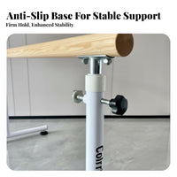 Adjustable Height Practice Barre Easy Storage Freestanding Dance Barre Non-Slip Feet Freestanding Dance Bar for Dancers, Beginners, Home Use, Gym