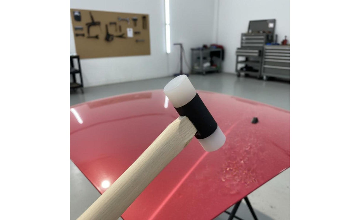 Car Indentation Repair Non-Marring Nylon Head Mallet Lightweight Indentation Tap down Tool for Mechanics, DIY Enthusiasts, Home Improvement, Garage
