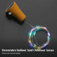light-emitting diode Bulbs Solar Cork Light mood-setting Creating Bottle lighting fixture suitable for common Bottles cord Lights Bendable Wire for DIY hobbyists, Home Decorators, Parties, Weddings, Wedding, Garden