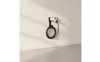 Charging Holder with Cable Hook Organized EV Charger Holder J-Hook Space-Saving Organizer Easy Installation for Garage