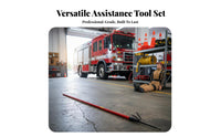 Long-Handled Fire Hook Sturdy Pike Pole Heavy Duty Wildfire Rake for Firefighters, Wilderness Ry Workers, Building Fires, Wildfire Suppression