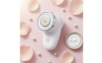Button Control Handheld Facial Massager Lightweight Rechargeable Face Massager ABS Plastic Type-C Facial Beauty Device Compact