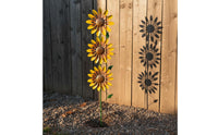 Rotating Three Sun-Shaped Wind Rotator Outdoor Decoration Sun-Shaped Wind Rotator 360 Degree Rotation Yard Ornament