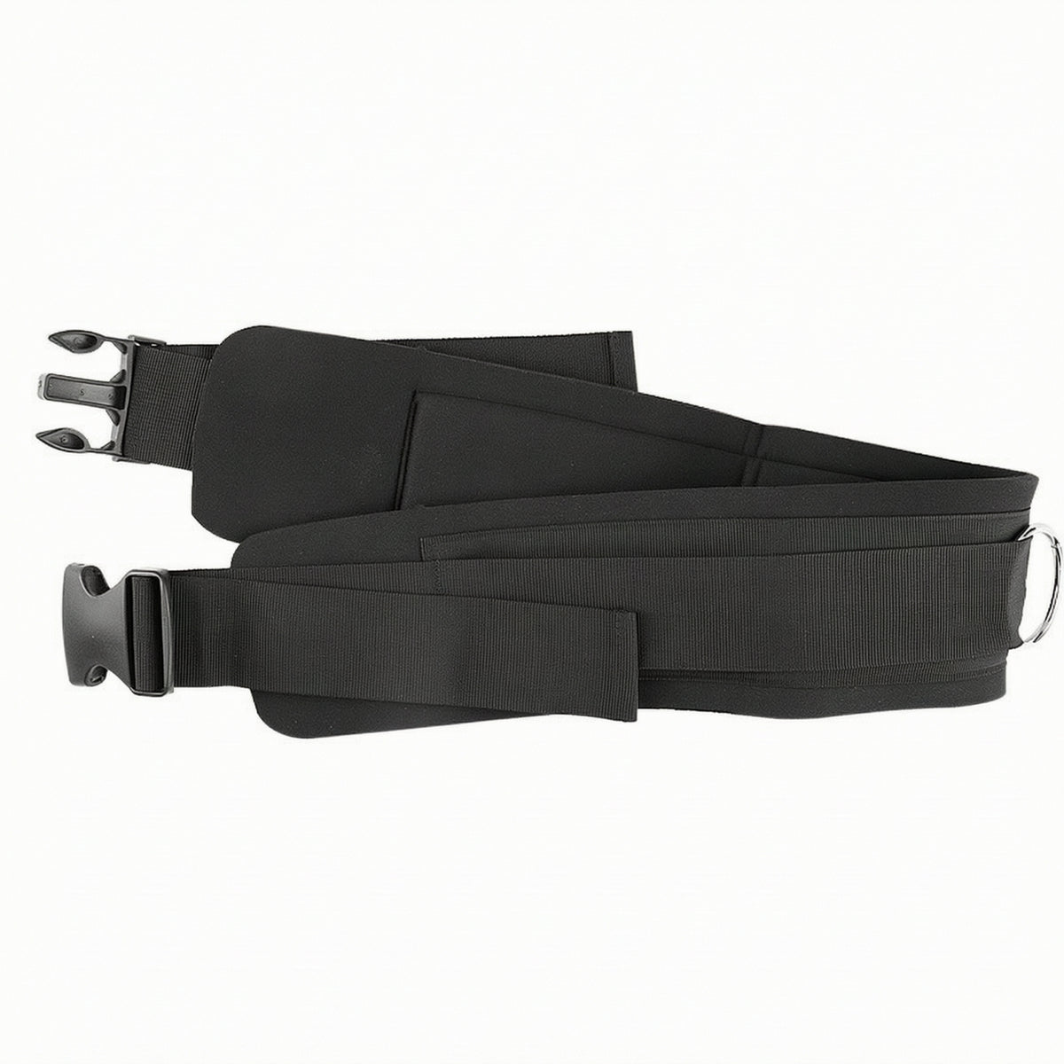 Training Belt with D-Rings Adjustable Resistance Belt with Rings Quick-Release Thickened for Athletes, Gym