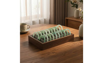 Bracelet Display Tray Walnut-Finish Bracelet Holder Padded for Dressing Table
