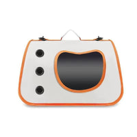 Pet Carrier Bag with Clear Window Portable Soft-Sided Pet Carrier Transparent for Commuting