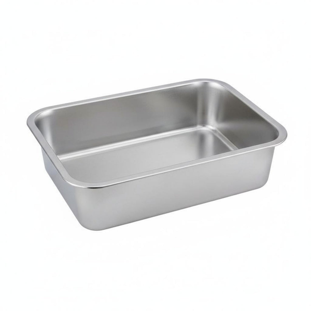 Rectangular cafeteria Dish Deep culinary pan Rustresistant for professional Kitchen