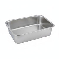 Rectangular cafeteria Dish Deep culinary pan Rustresistant for professional Kitchen