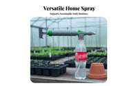 Adjustable Beverage Bottle Spray Head Compatible with Common Drink Bottles Bottle Cap Spray Head Hand Pump Spray Tip