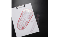 2 Pieces Plastic Fashion Design Template with Figure Outlines Flat Human Body Drawing Template Easy to Use Fashion-Figure Ruler Clear Scale for Students