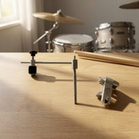Drum Hoop Clamp with Extension Rod Sturdy Drum Kit Clamp Extension Compact Mounting Bracket for Percussionists