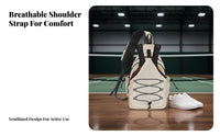 Pickleball Crossbody Bag Multi-Pocket Design Pickleball Equipment Bag Single Shoulder Athletic Bag Water-Resistant for Travel