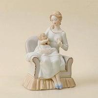 Mother and Baby Figurine Tabletop Decor Sentimental for Nursery, Living Room