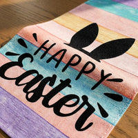 Easter Table Runner Festive Design Bunny Gnome Table Runner Lively Printing Studio Decoration for Party Hosts, Homeowners, Kitchen, Home