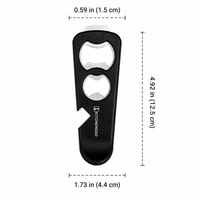 Universal Jar Openers for Arthritis Hands, Multi-Function Bottle Opener, Ergonomic Lever Design for Elderly, Easy Grip Composite Multi-Tool