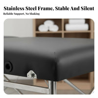 Foldable Beauty Bed Versatile Portable Massage Bed No Installation Required Portable Massage Table for Physical Therapists, Estheticians