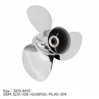 boat motor  Motor Propeller Stainless Steel 3 Propeller Replacement for Boat Owners