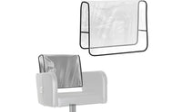 2 Pieces Clear Salon Chair Cover Stain-Resistant Salon Chair Cover