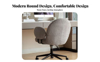 Height Adjustable rotating Chair with Flip-up supportrestss Ergonomic Design Office Furniture Long-Lasting Comfort Task Seating Thick Padded Seat for Students, distant Workers, Professionals, Study Room, Bedroom