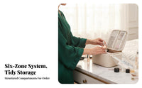 Large Capacity Cosmetic Organizer Multi-Compartment for Women