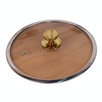 Thickened Tempered Glass Lid Widened Rim Universal Glass Lid Visible Design Replacement Cookware Cover Clear Visibility